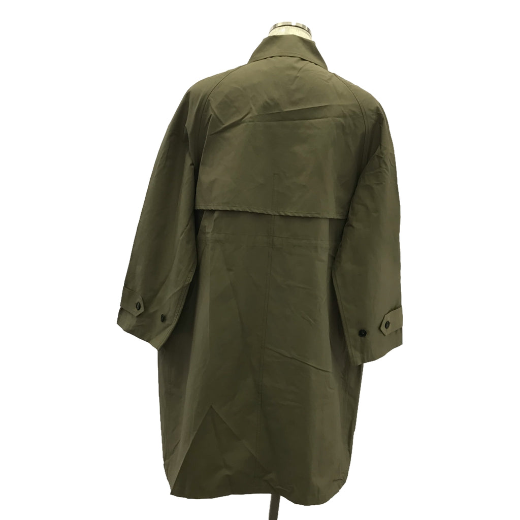 【新品】  HTS / エイチティーエス | 2024AW | COTTON NYLON BALMACAAN COAT WITH GUSSETED POCKET バルマカーン コート | 44 | ライトカーキ | メンズ
