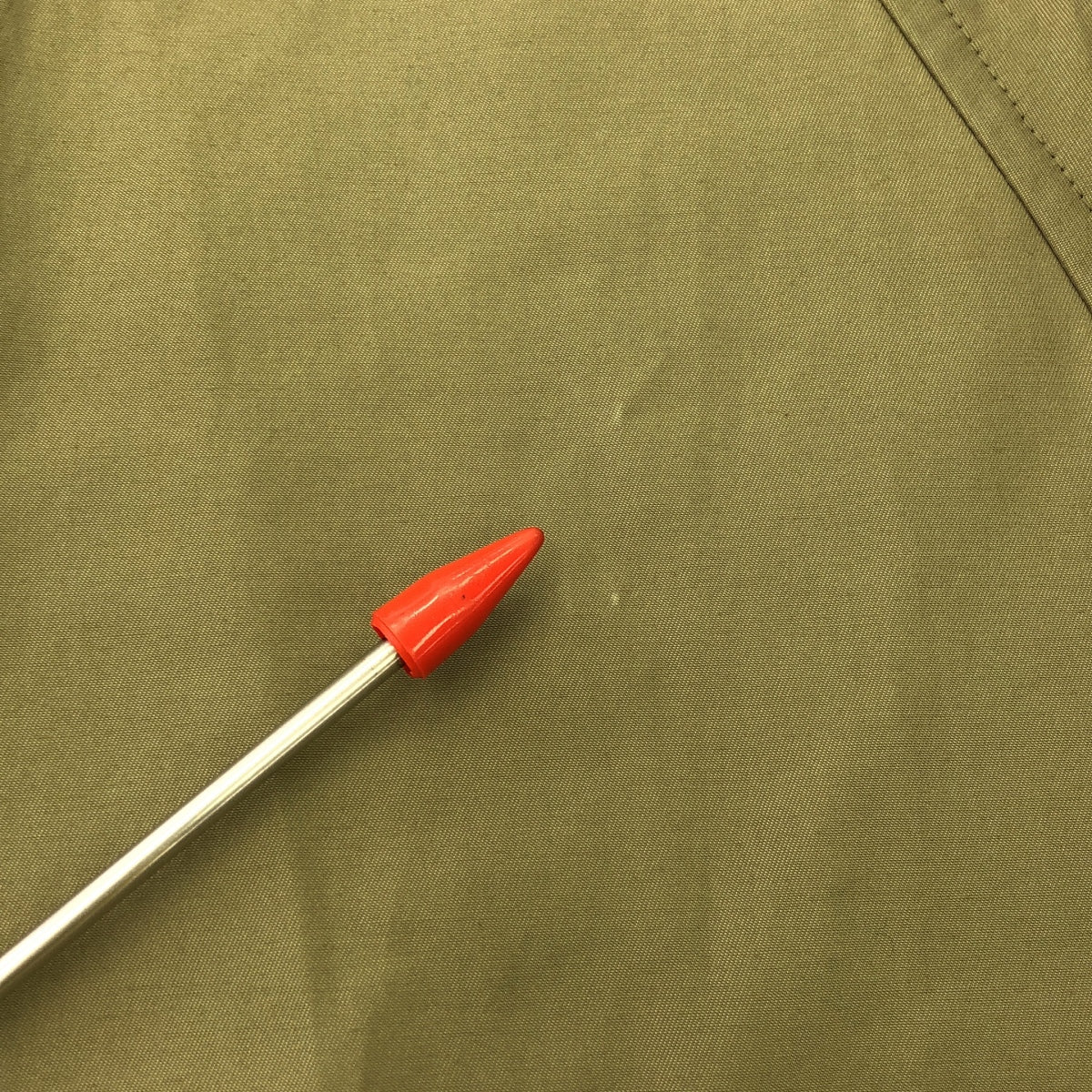 【新品】  HTS / エイチティーエス | 2024AW | COTTON NYLON BALMACAAN COAT WITH GUSSETED POCKET バルマカーン コート | 44 | ライトカーキ | メンズ