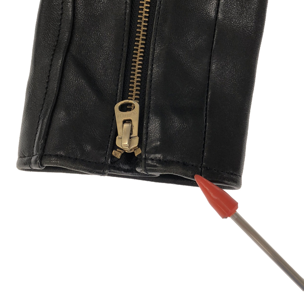 beautiful people / 뷰티풀 피플 | 가죽 더블 라이더스 재킷 | 140 | 블랙 | 여성