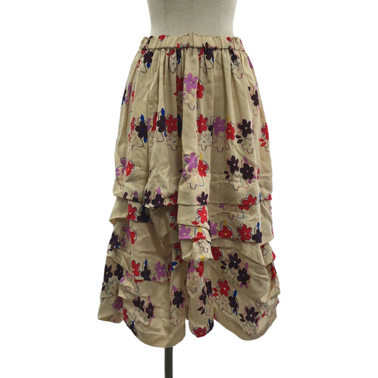COMME des GARCONS GIRL | 2023AW | 花卉印花半身裙 | S | 女款
