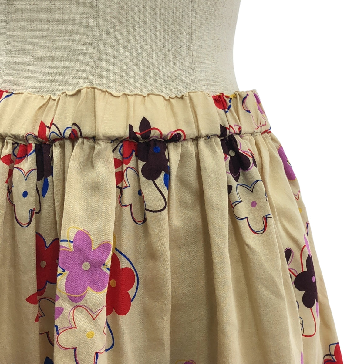 COMME des GARCONS GIRL | 2023AW | 花卉印花半身裙 | S | 女款