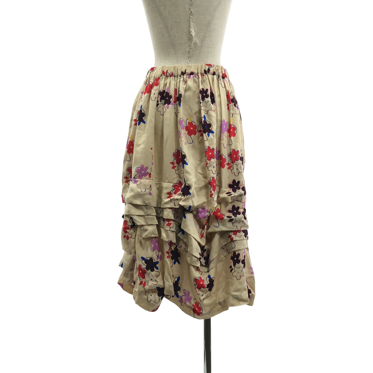 COMME des GARCONS GIRL | 2023AW | 花卉印花半身裙 | S | 女款