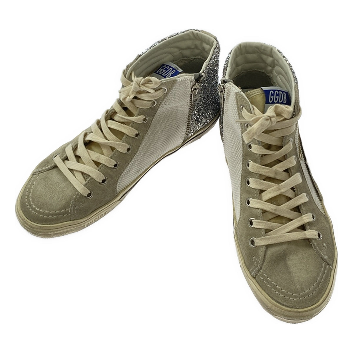 GOLDEN GOOSE / ゴールデングース | 2023SS | SLIDE NET AND GLITTER UPPER スニーカー | 38 | レディース