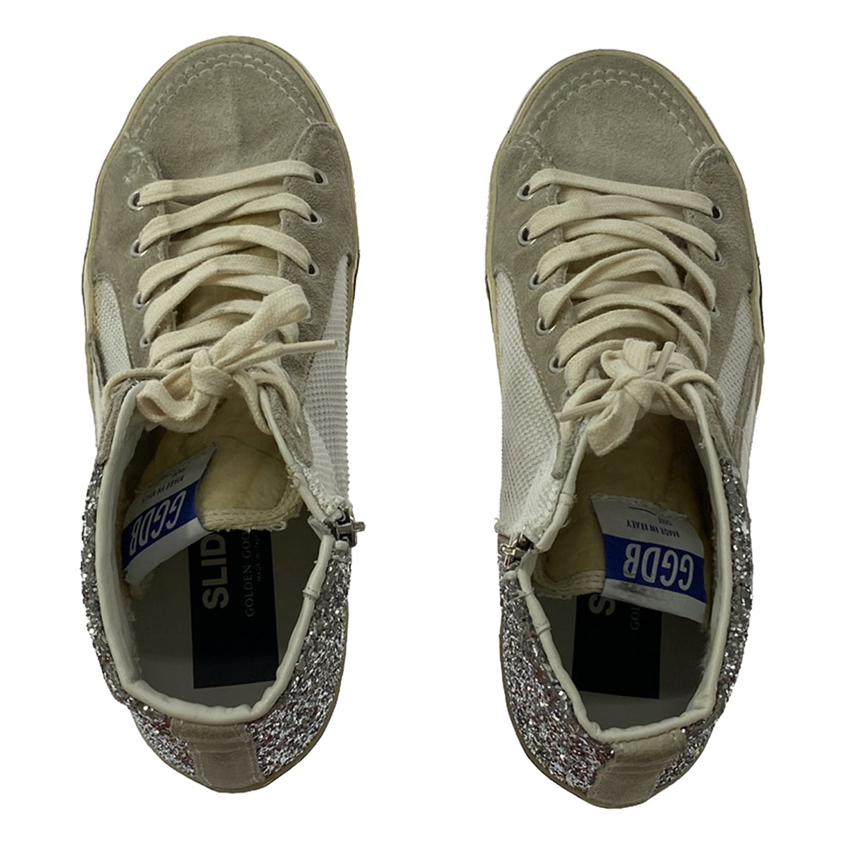 GOLDEN GOOSE / ゴールデングース | 2023SS | SLIDE NET AND GLITTER UPPER スニーカー | 38 | レディース