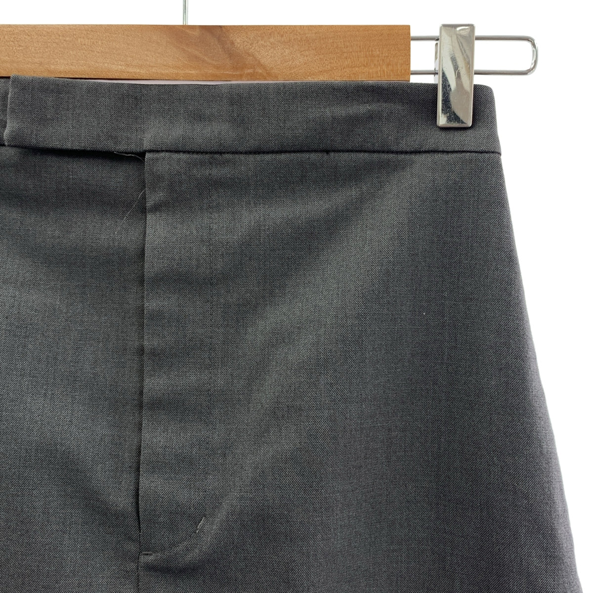 IIROT / 일롯 | Classic Chambray Skirt 샴브레이 스커트 | 36 | 그레이 | 여성