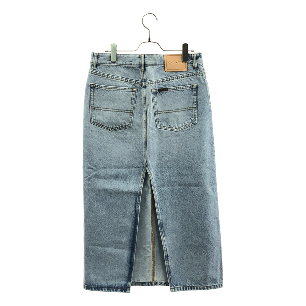 COACH / コーチ | スリット デニムスカート | 4 | レディース