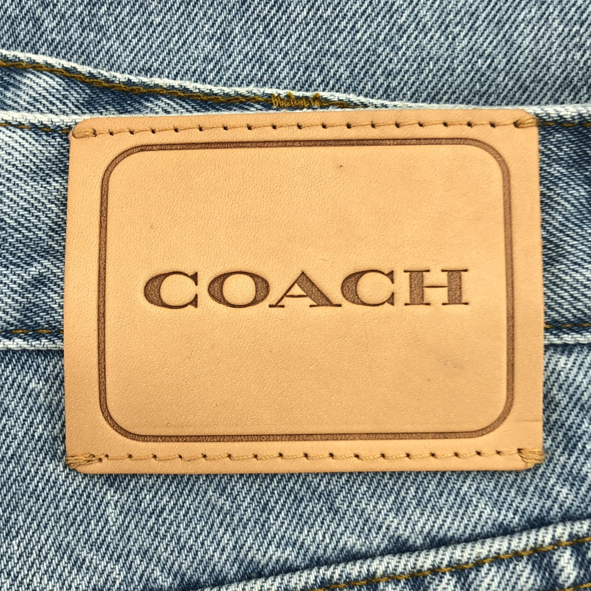 COACH / コーチ | スリット デニムスカート | 4 | レディース