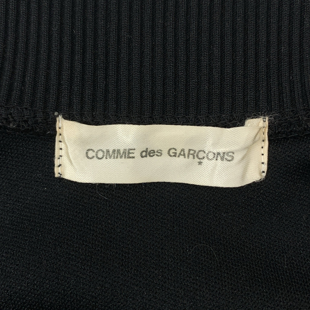 COMME des GARÇONS | 2001秋冬 |聚酯荷葉邊蕾絲裝飾拉鍊平紋針織運動外套 |