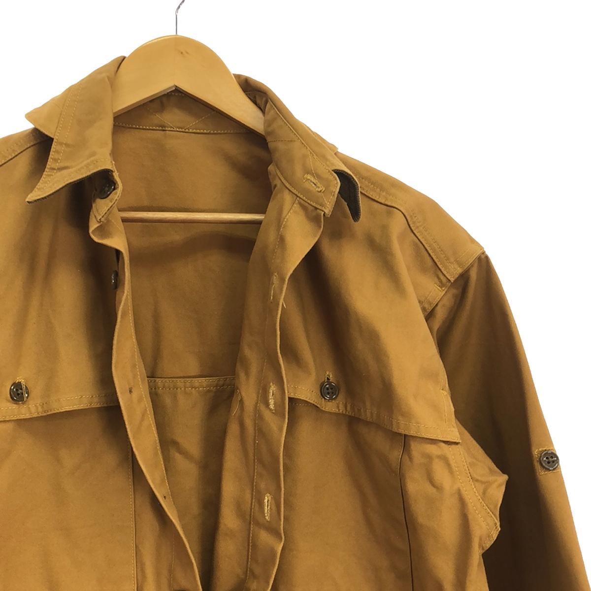 [品相良好] KENNETH FIELD / 肯尼斯·菲爾德 |燈芯絨切換釣魚工作夾克 |布朗 |男士