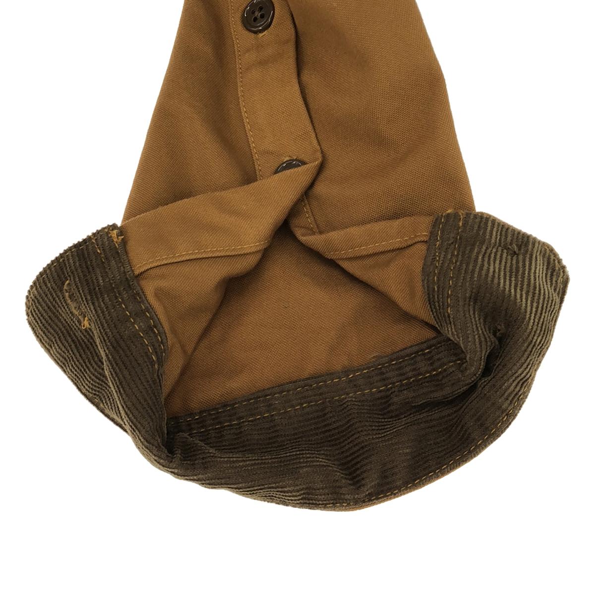 [品相良好] KENNETH FIELD / 肯尼斯·菲爾德 |燈芯絨切換釣魚工作夾克 |布朗 |男士