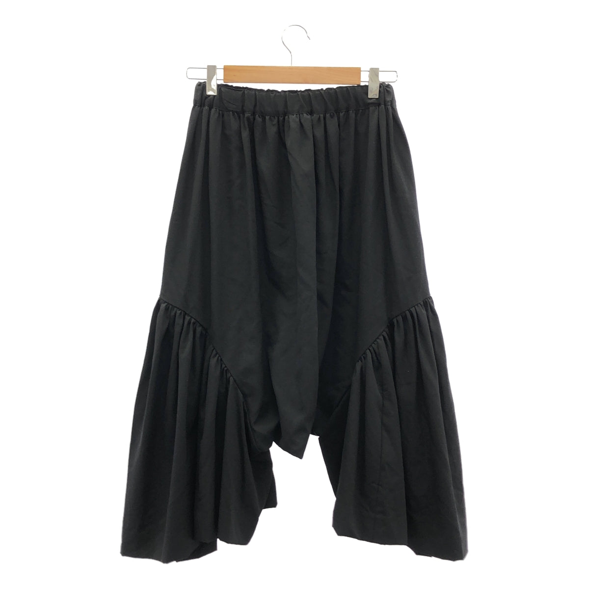 COMME des GARCONS / コムデギャルソン | 2023SS | ウール ギャザー ワイド サルエルパンツ | XS |