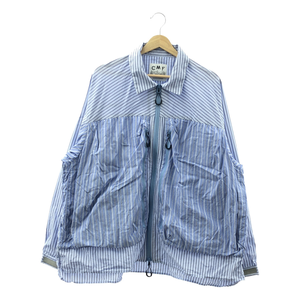 CMF 戶外服飾 | 包覆式襯衫 棉質條紋包覆式襯衫 | L 碼 | 男款