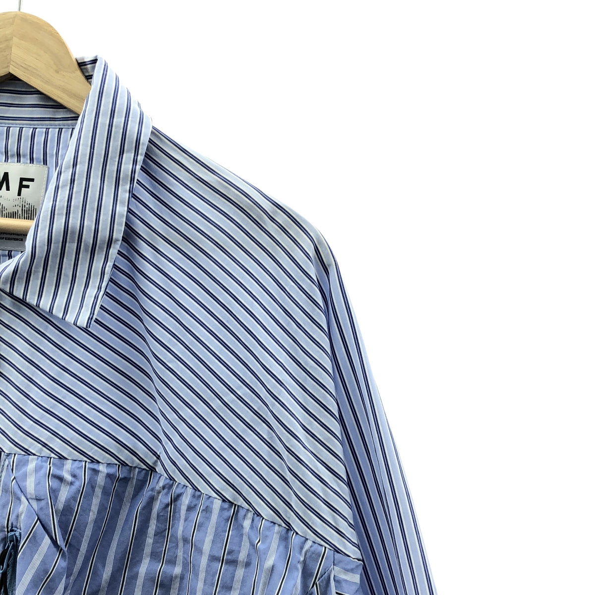 CMF 戶外服飾 | 包覆式襯衫 棉質條紋包覆式襯衫 | L 碼 | 男款