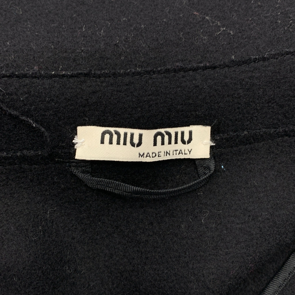 miu miu / ミュウミュウ | ウール スタンドカラー シングル ジャケット | 40 | レディース