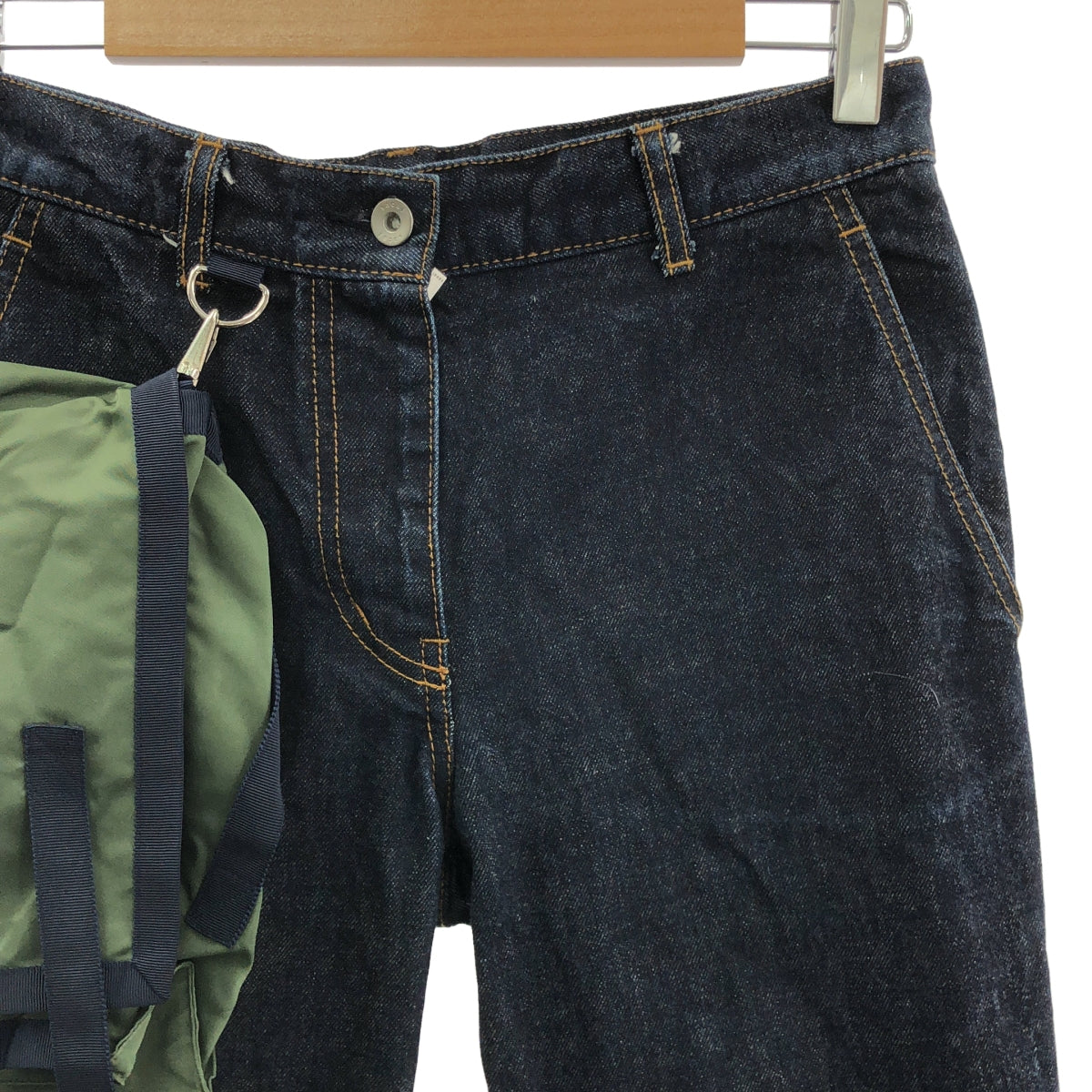 sacai / サカイ | ウエストポケット付き ジップ デニムパンツ | 2 | レディース