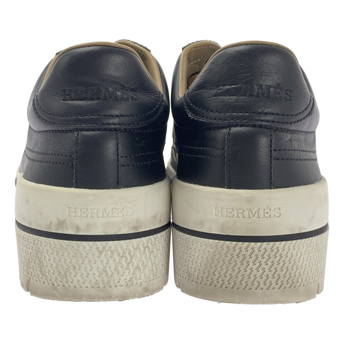 愛馬仕 | VOLTAGE H 標誌皮革運動鞋 | 尺寸 37 | 女款