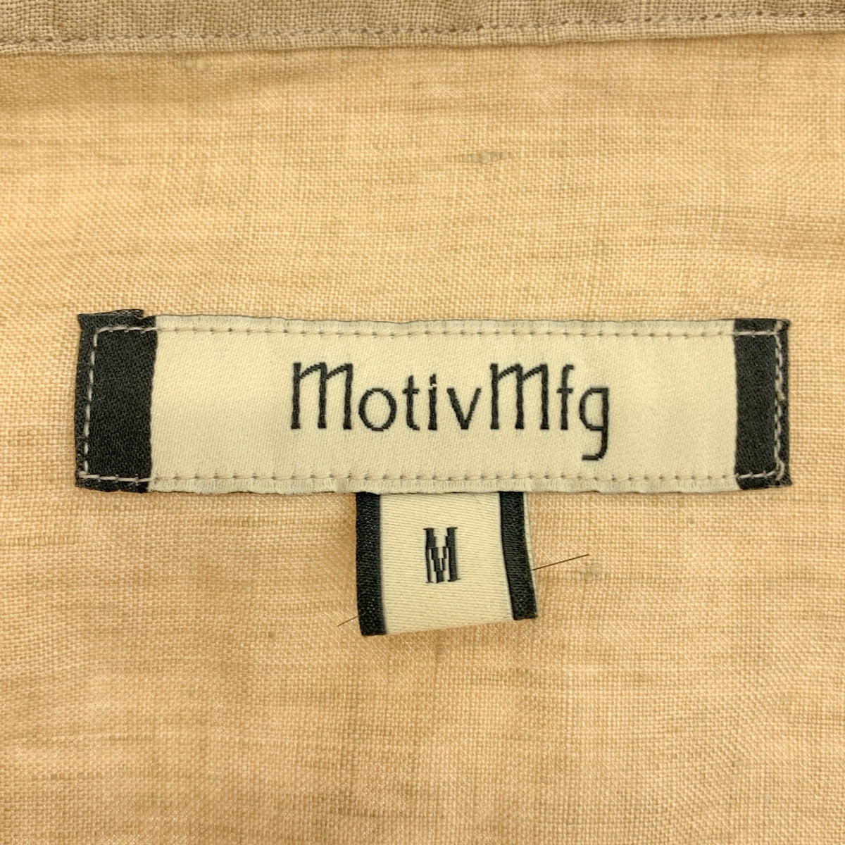 Motiv MFG / モチーフエムエフジー | Mikhail Shirt リネン バンドカラー シャツ | M | メンズ