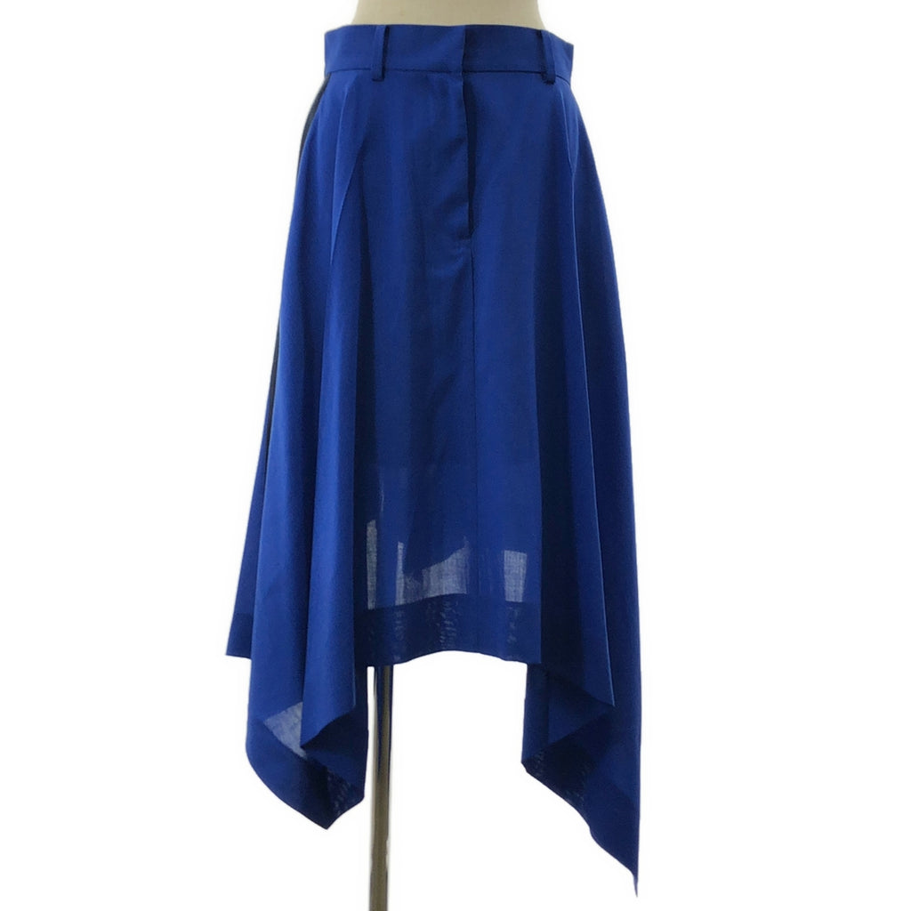 sacai | 西裝不對稱半身裙 | Sideline 不對稱半身裙 | 2 號 | 藍色 | 女款