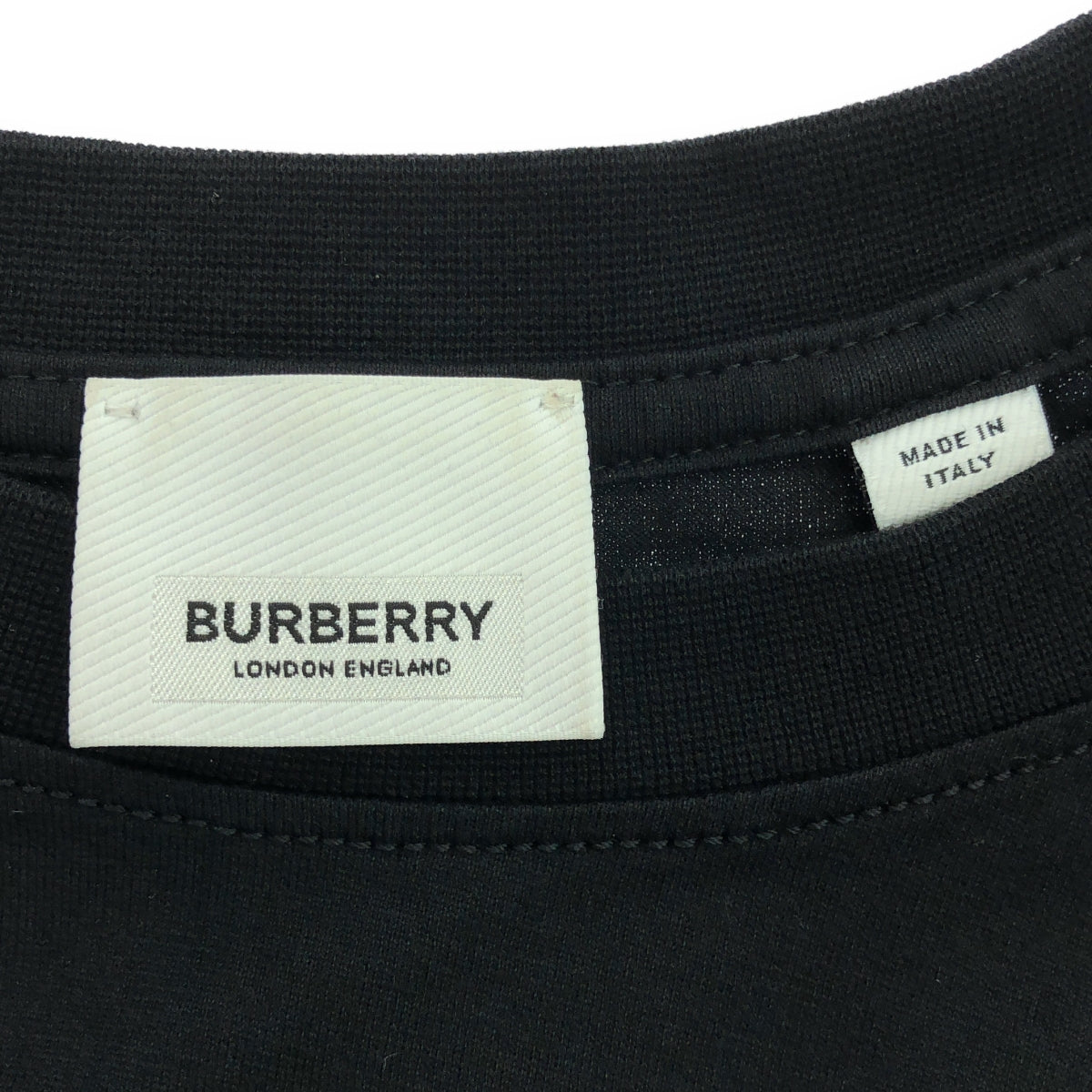 Burberry / バーバリー | 2019SS | カットアウトデティール モンタージュ カットソー | XS | ブラック | メンズ