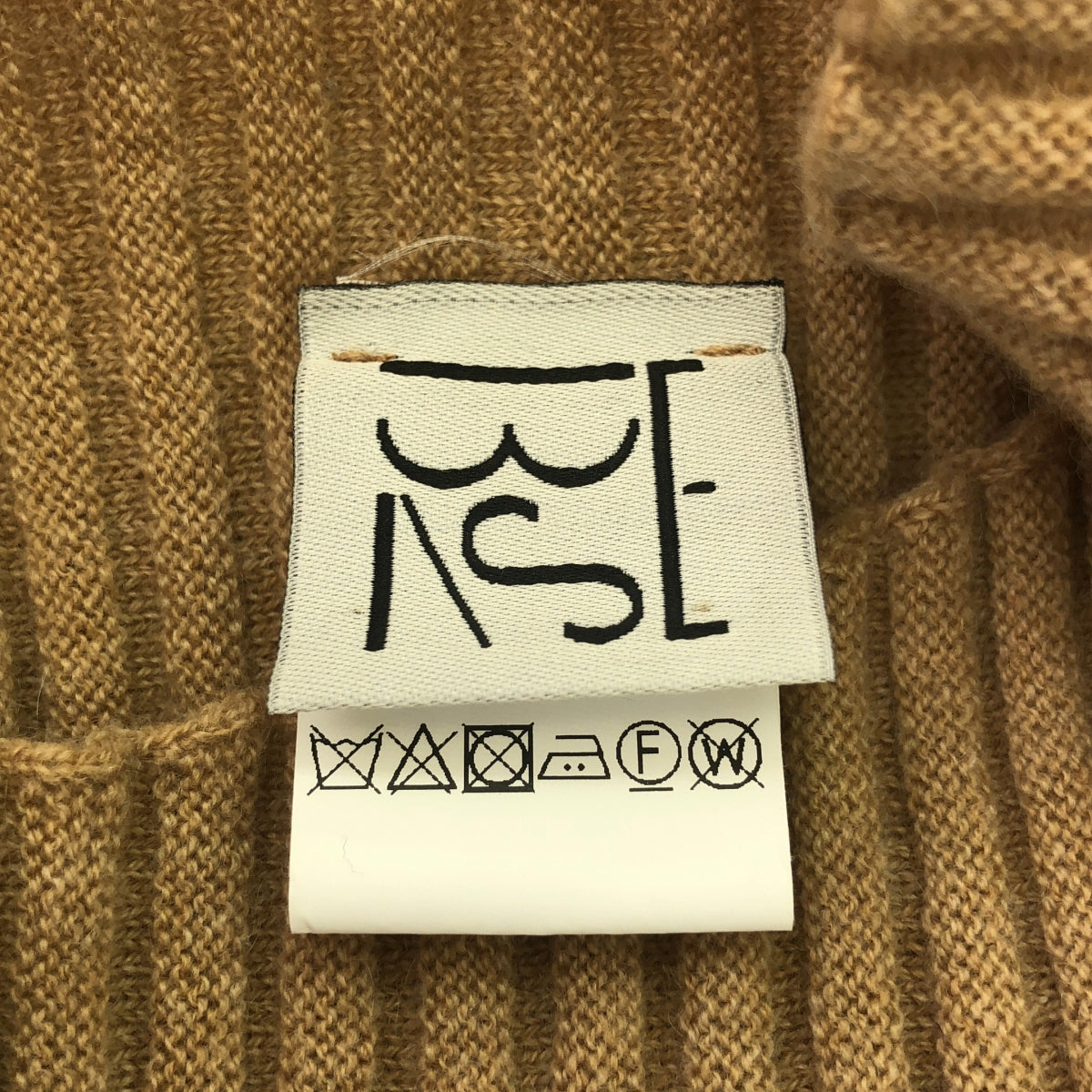 BASErange / Baserange | Wool high neck rib knit | S | Women's