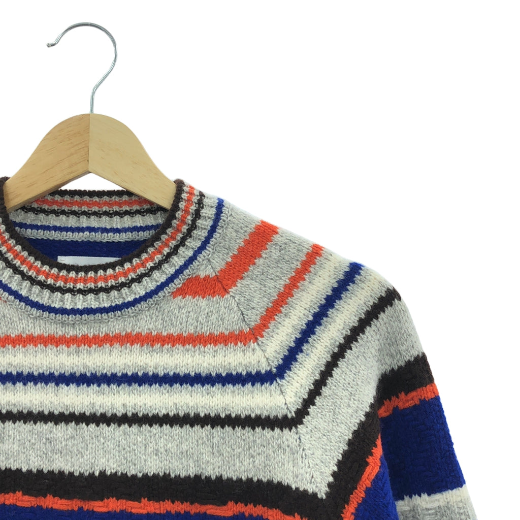 【美品】  Kota Gushiken / コウタグシケン | 2022AW | Aranish Border Jumper ボーダー ニット | 1 | マルチカラー | メンズ