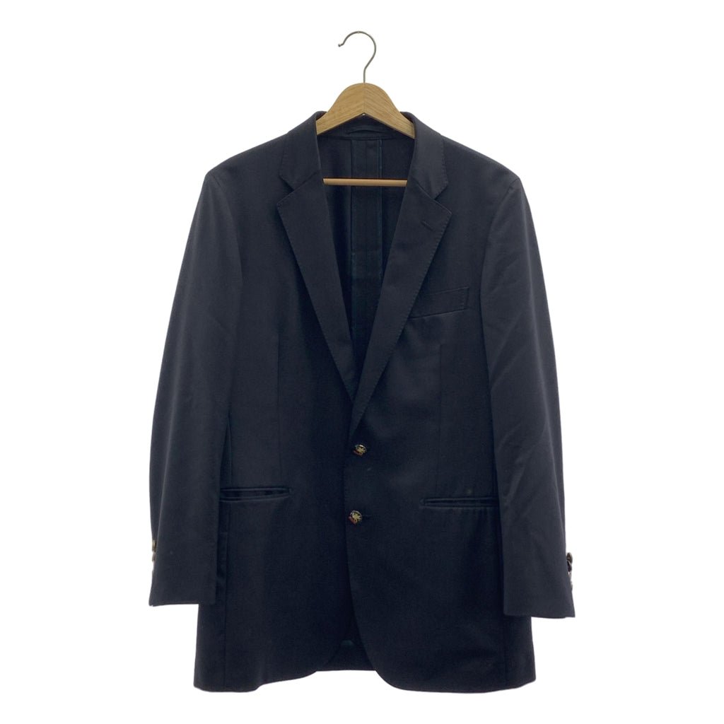 District UNITED ARROWS | 羊毛金屬紐扣雙排扣修身夾克 | 尺寸 46 | 男士