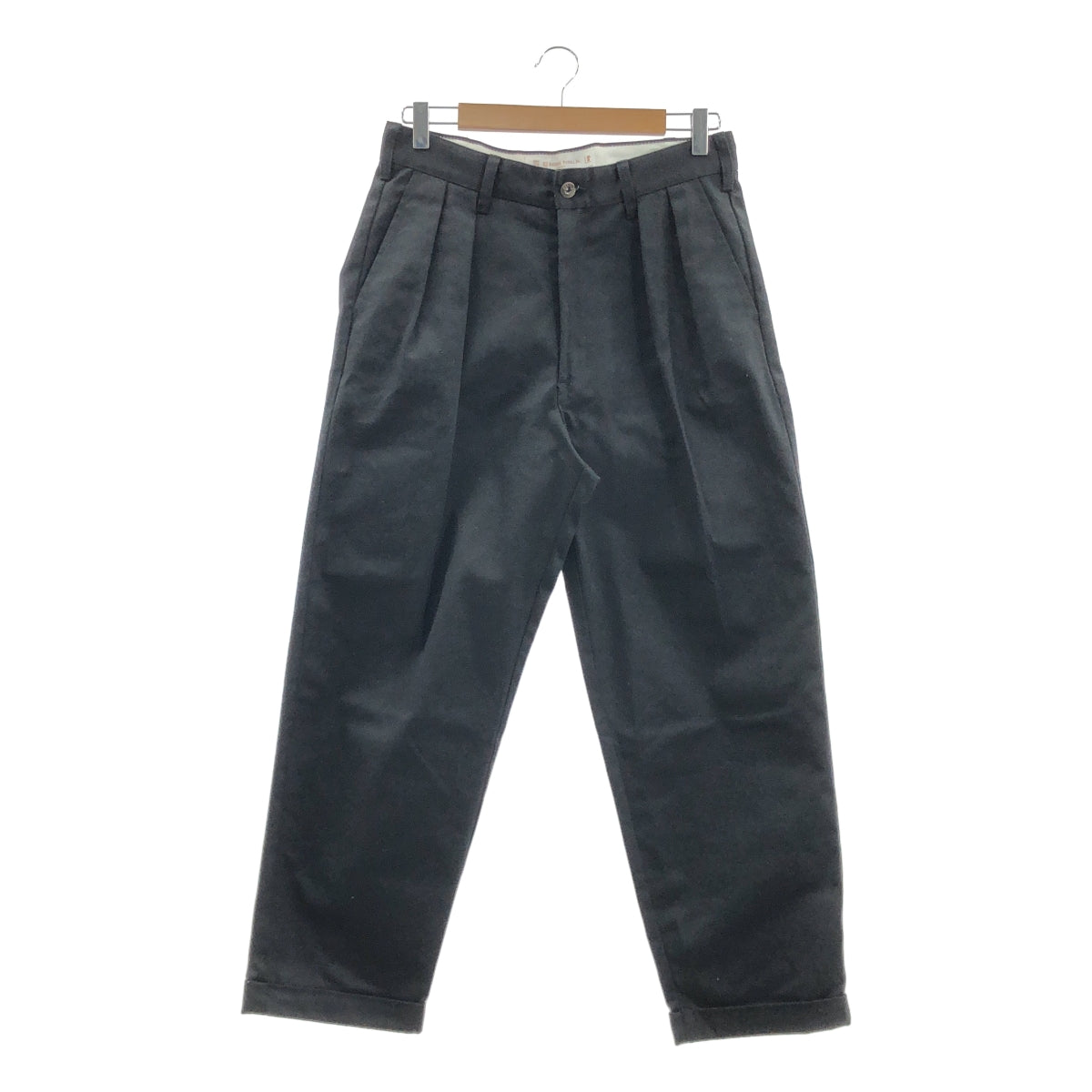[狀況極佳] 通用工裝褲 | 2025SS | JOURNAL STANDARD relume 獨家傳承系列褶襉長褲 | M碼 | 黑色 | 男款