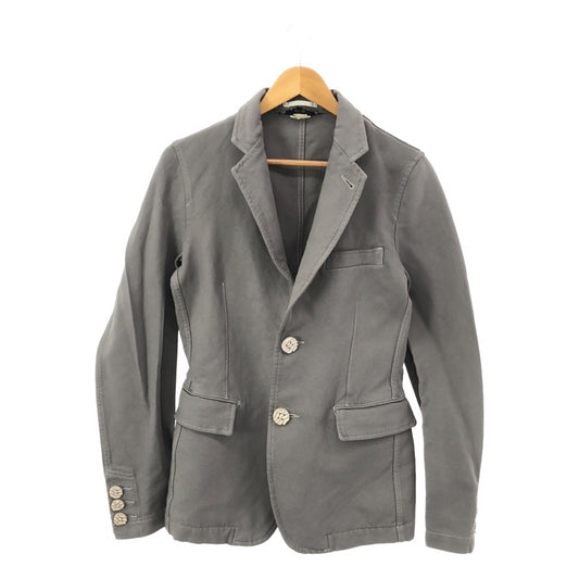 COMME des GARCONS HOMME PLUS | 2013SS | Polyester shrunken single-breasted tailored jacket | S | Gray | Men's