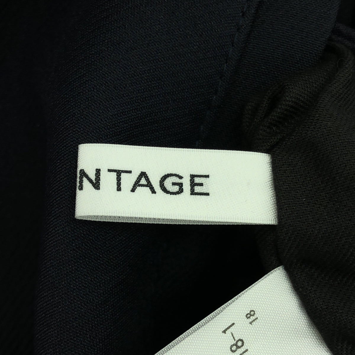 【美品】  CURRENTAGE / カレンテージ | ノーカラーリバーシブルブルゾン | 1(S) | ネイビー | レディース