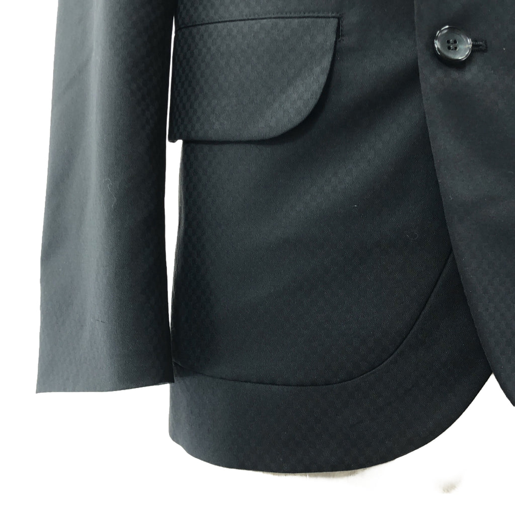 [品相良好] COMME des GARCONS HOMME DEUX | 2024秋冬 |全身提花訂製外套 | S |黑色 |男士