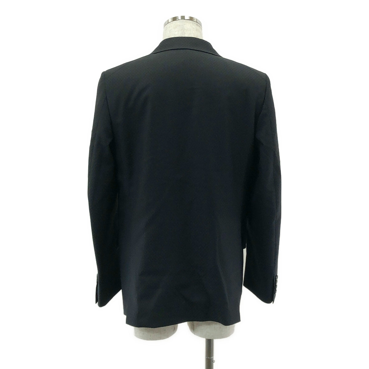 【美品】  COMME des GARCONS HOMME DEUX / コムデギャルソンオムドゥ | 2024AW | 総柄 ジャガード テーラードジャケット | S | ブラック | メンズ
