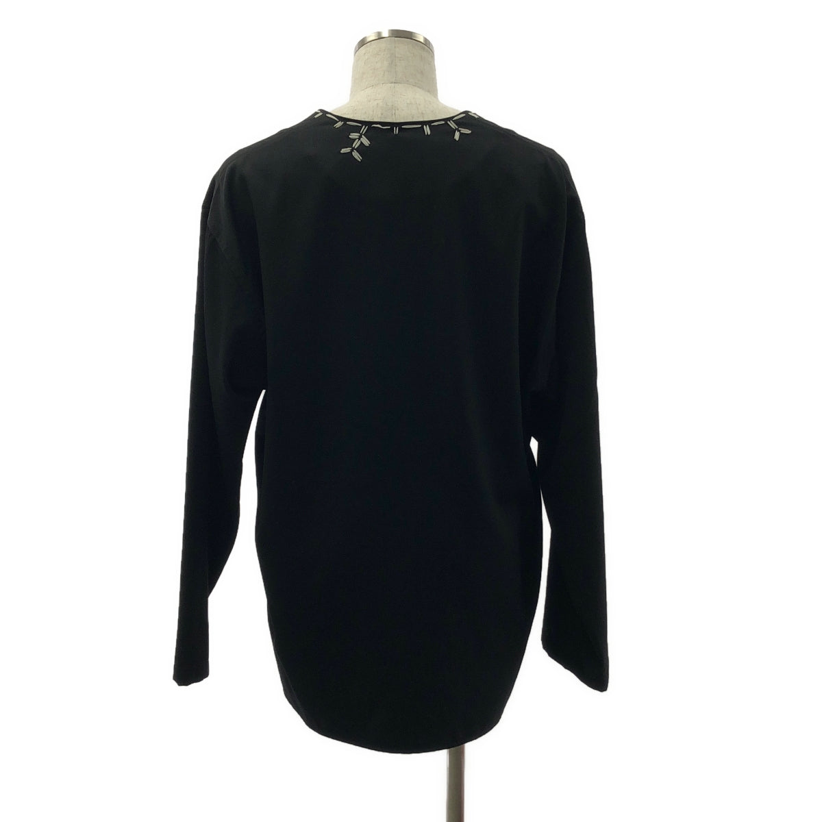 YOHJI YAMAMOTO POUR HOMME / ヨウジヤマモトプールオム | 2016AW | REPLICA 1985-1986 A/W / Embroidery Tunic Shirt  / ステッチワーク スリット プルオーバー | 2 | メンズ