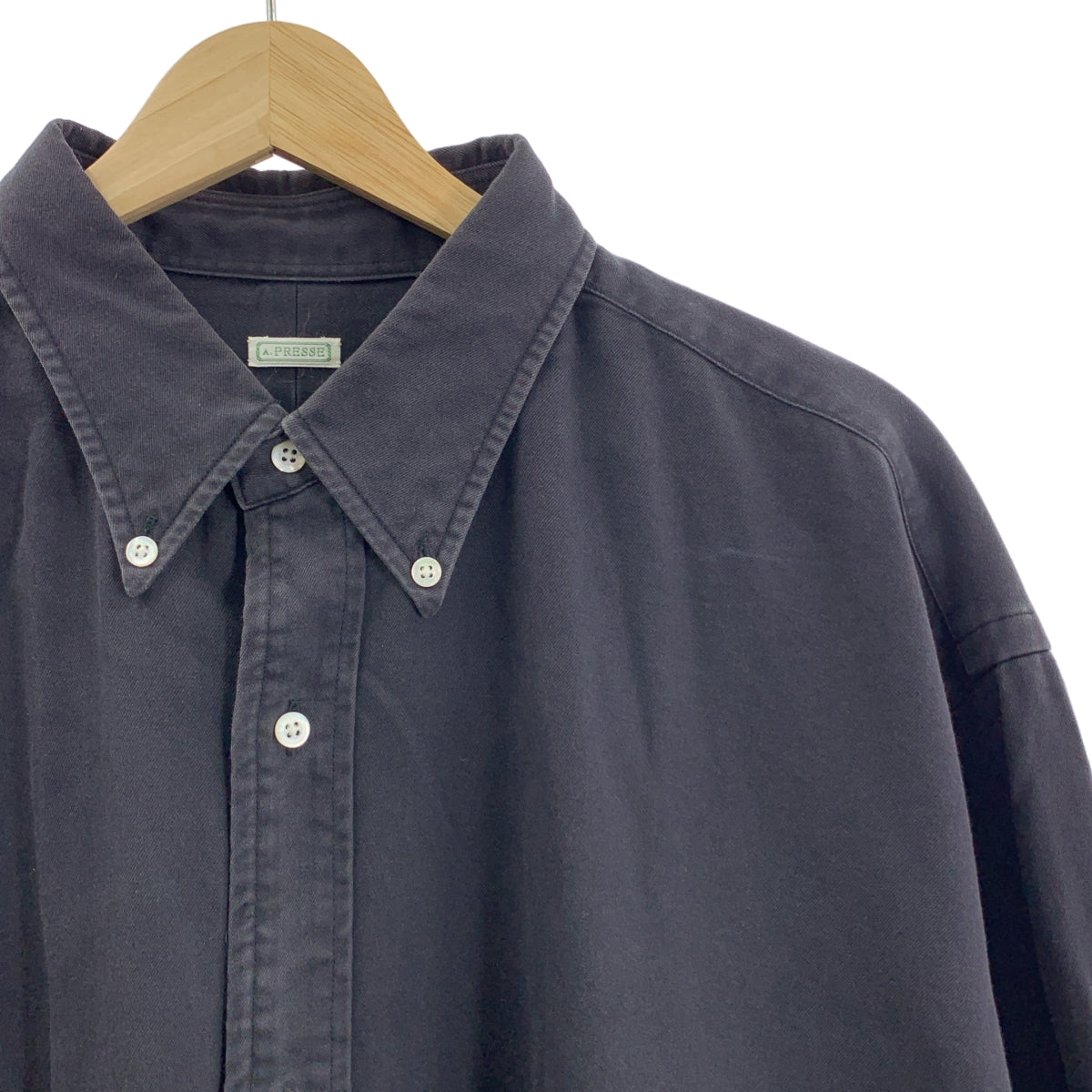 A.PRESSE / アプレッセ | BD Shirt / オーバーシルエット シャツ | 3 | メンズ