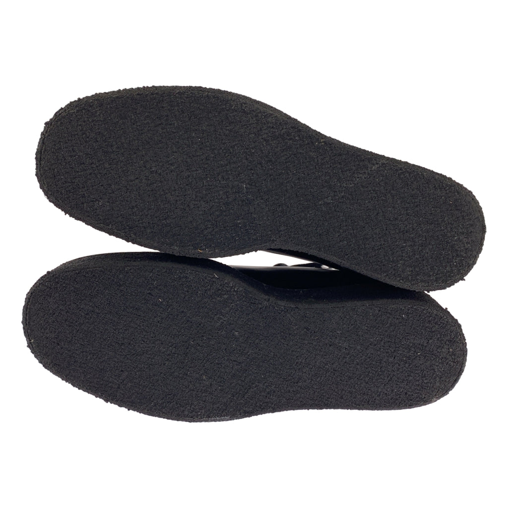 REGULATION Yohji Yamamoto | 2022秋冬 | 玻璃纖維皮革半筒靴 | 皮革繫帶半筒靴