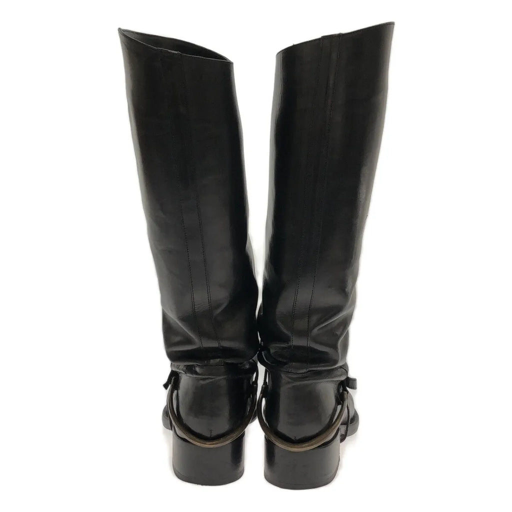 薩爾托 |皮革踝扣腰帶長靴 | 37 |黑色 |女性的