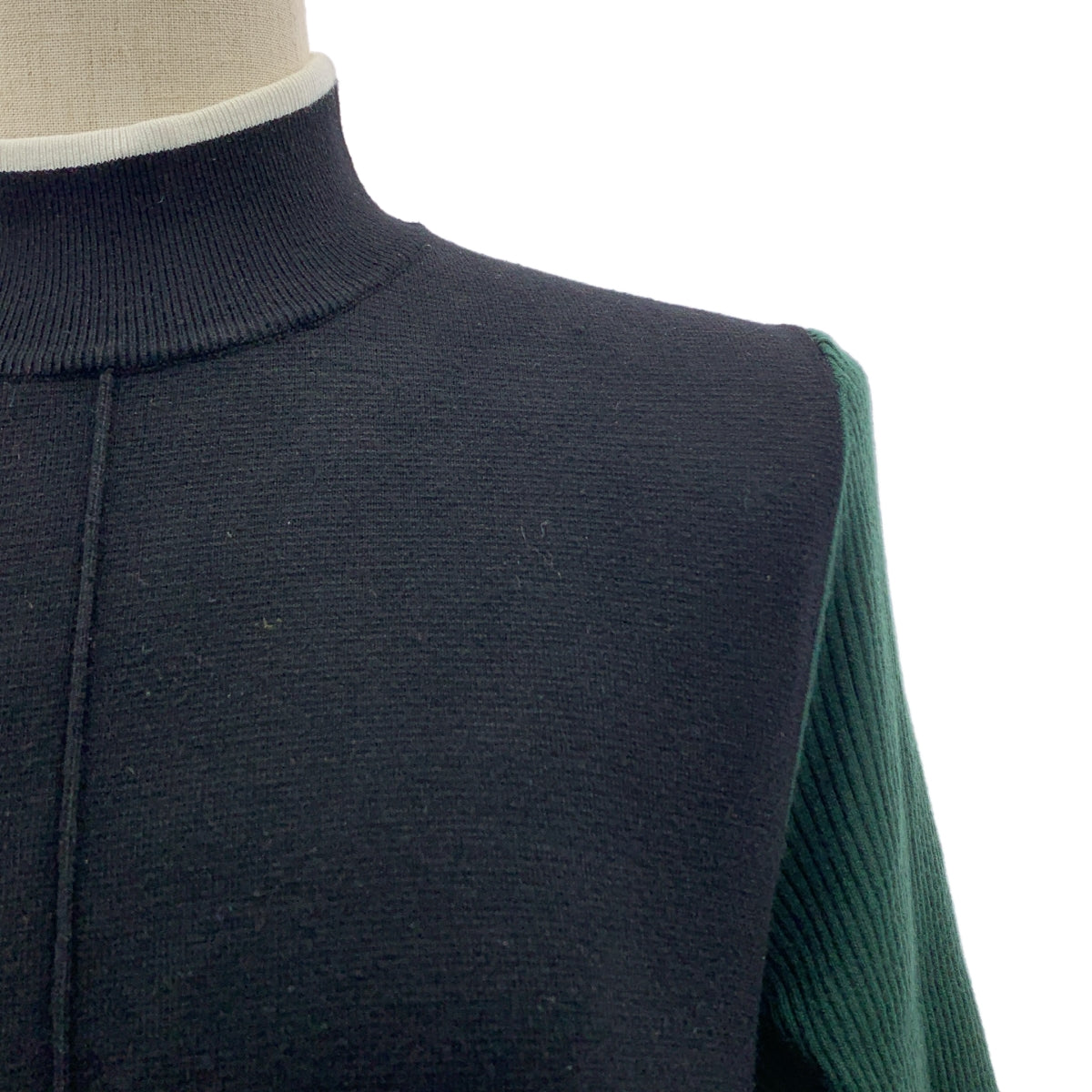 UN3D / アンスリード | 2024AW | TRI-COLLOR COCOON KNIT OP トリコロール ニット ワンピース | 38 | レディース