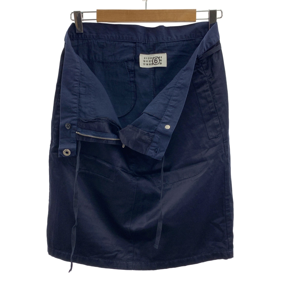 MM6 Martin Margiela / エムエムシックスマルタンマルジェラ | 2006AW | サテン ドローストリング スカート | 42 | レディース