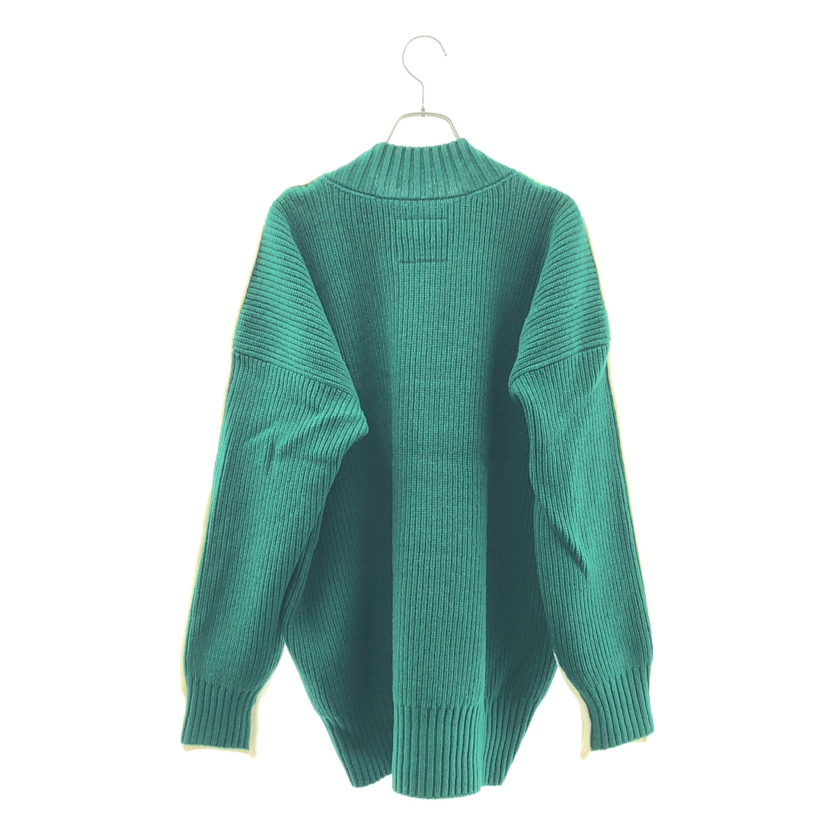 sacai / サカイ | 2019AW | 拼接雙色羅紋圓領針織衫 | 1 | 男款