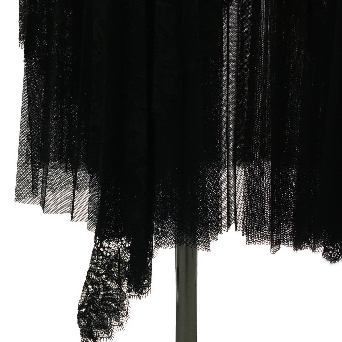 sacai | 蕾絲褶皺長裙 | 1 | 黑色 | 女款