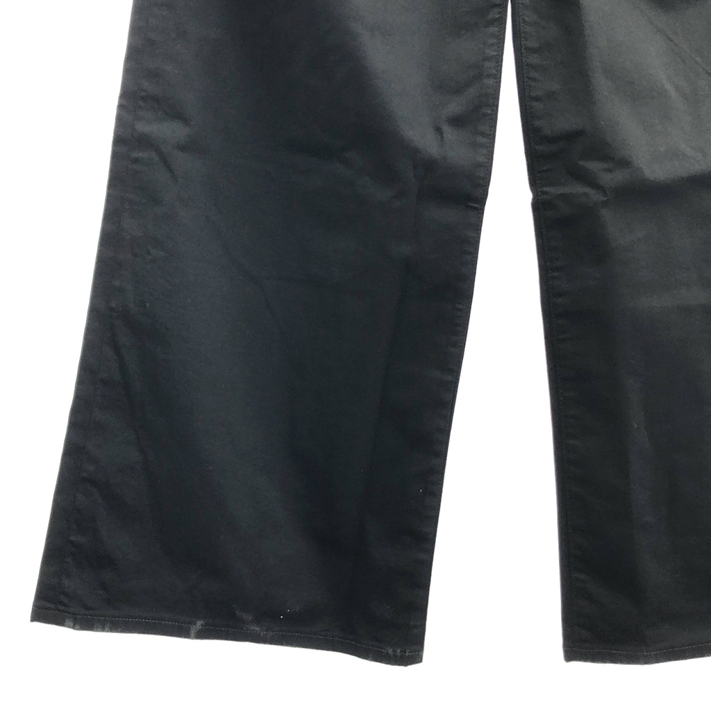 【新品】  MUSE de Deuxieme Classe / ミューズドゥーズィーエムクラス | 2025SS | 【CITIZENS of HUMANITY / シチズンズ・オブ・ヒューマニティ】 PLEATED TROUSER  ストレッチコットン ワイドパンツ | 26 | ブラック | レディース