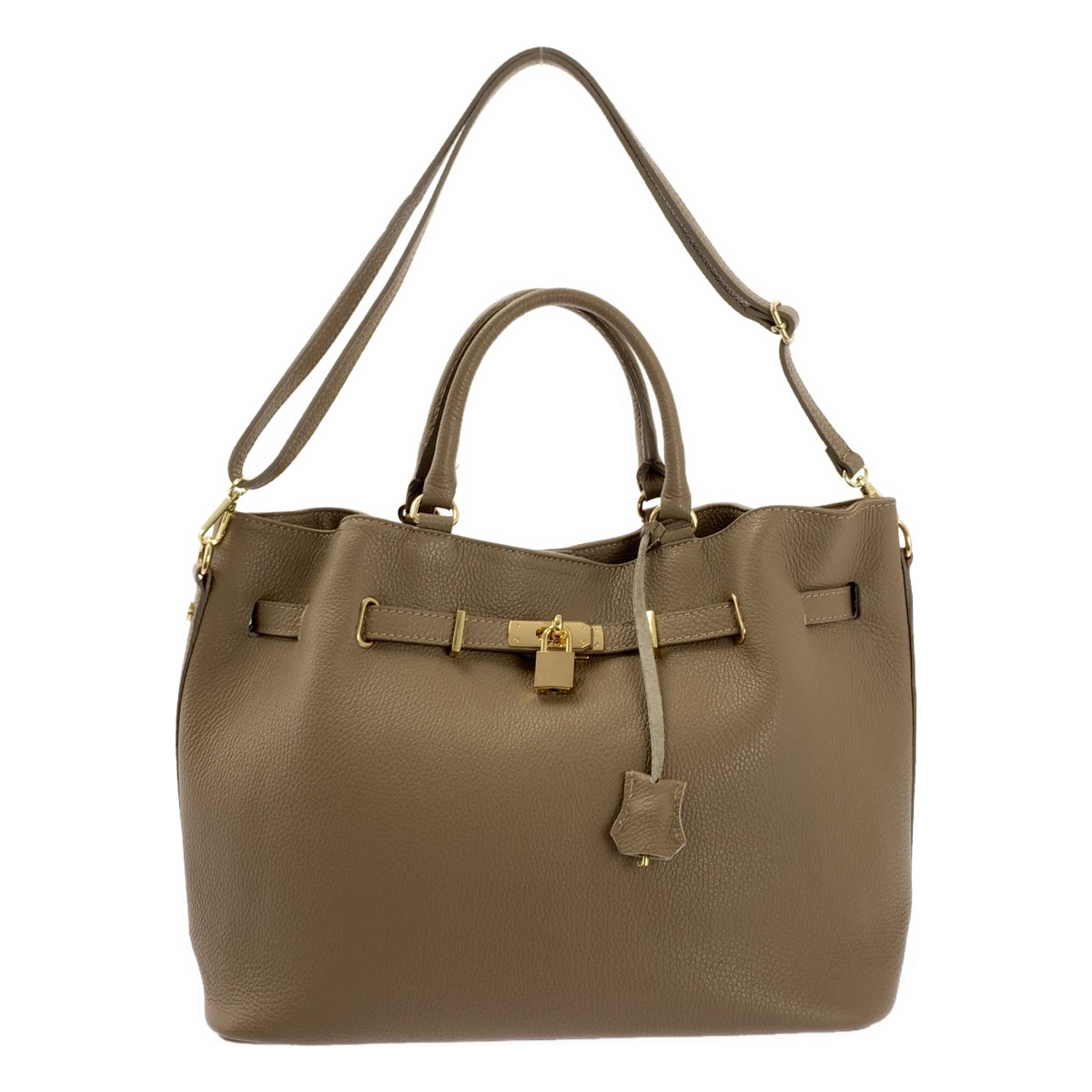 [狀況極佳] MILOS | 兩用手提包/單肩包 | 灰褐色 | 女款