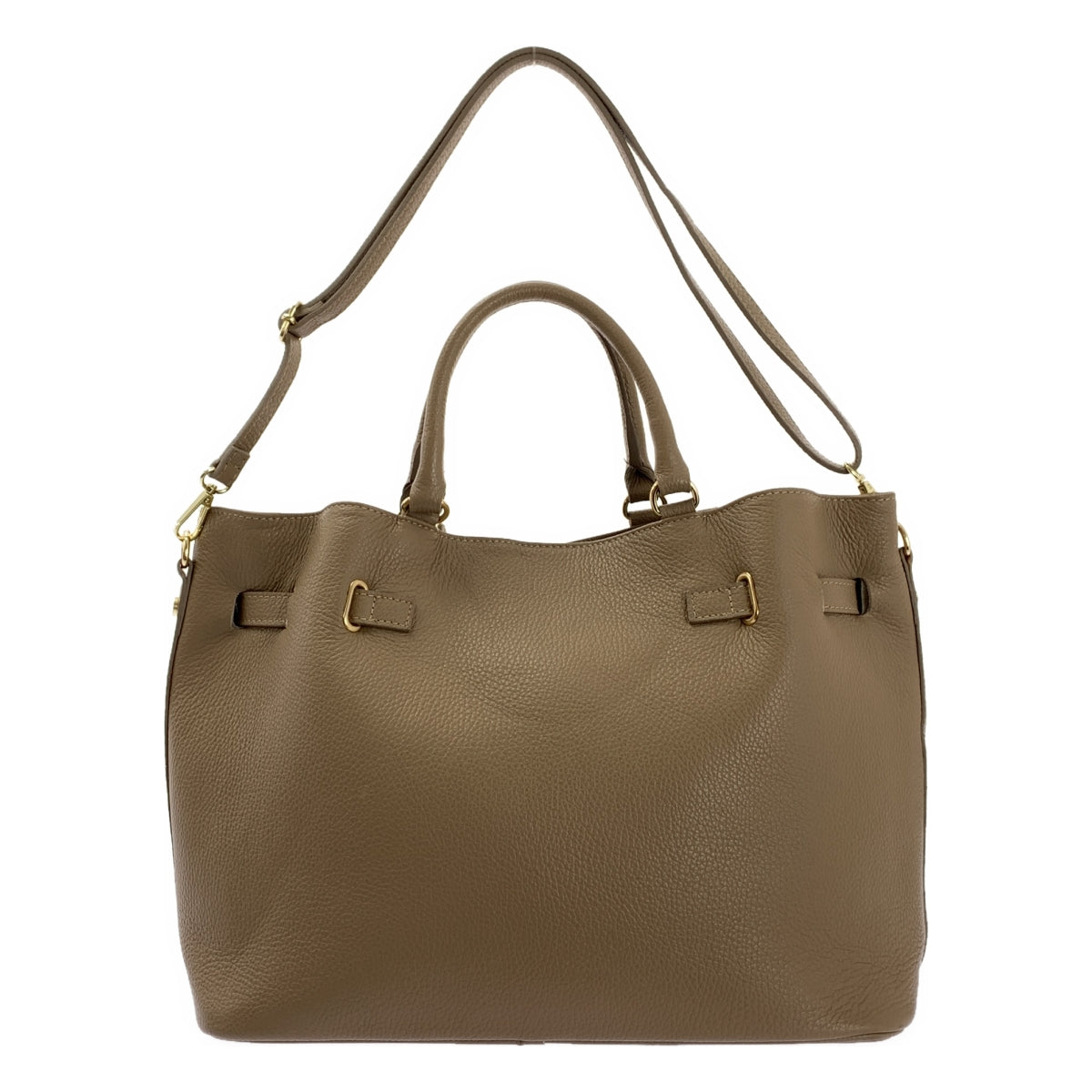 [狀況極佳] MILOS | 兩用手提包/單肩包 | 灰褐色 | 女款