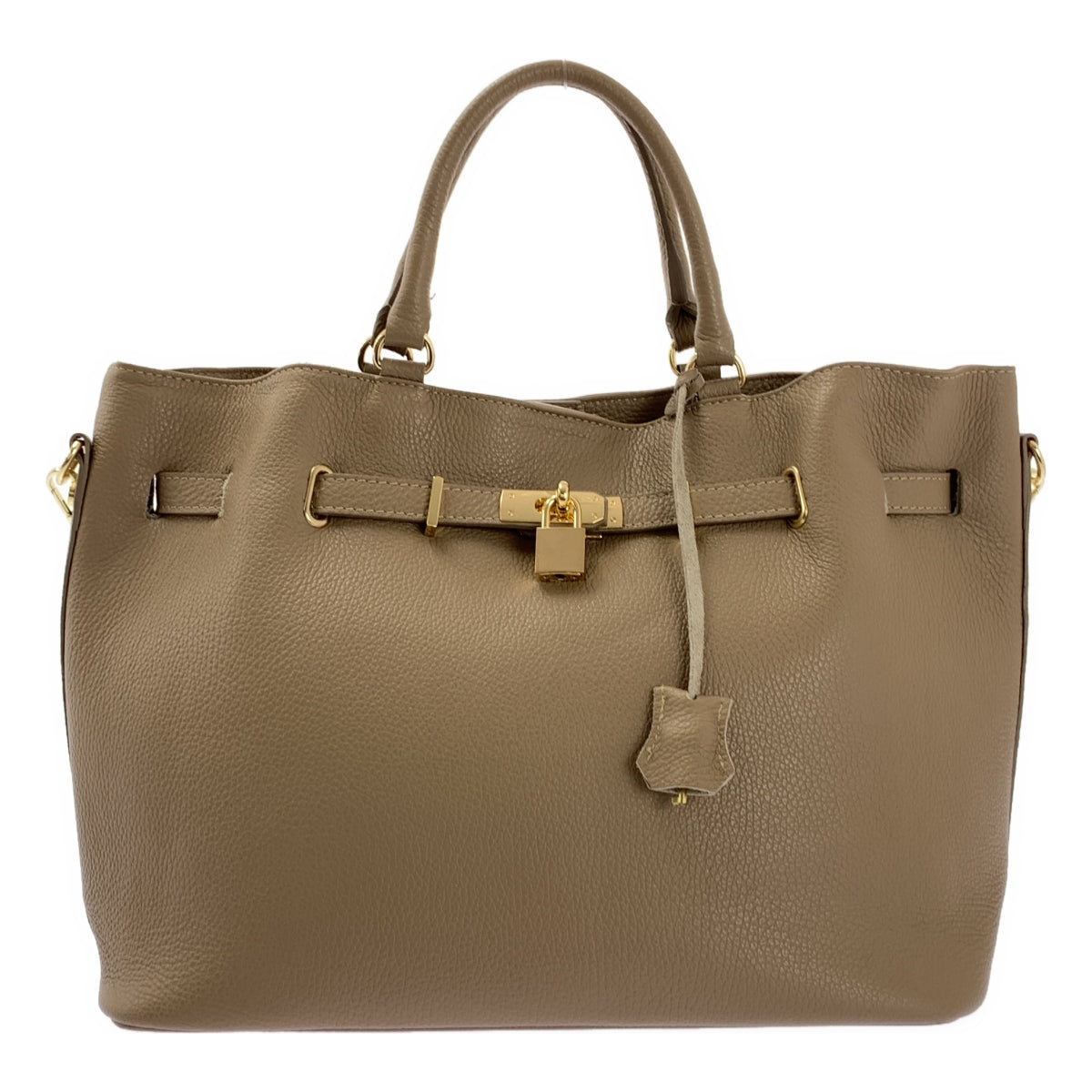 [狀況極佳] MILOS | 兩用手提包/單肩包 | 灰褐色 | 女款