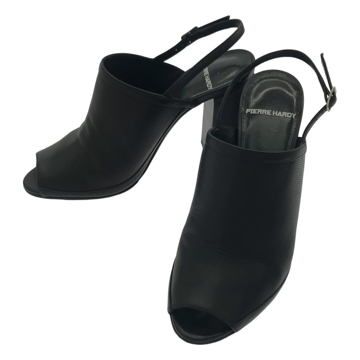 【미품】 PIERRE HARDY / 피에르 알디 | 힐 스트랩 샌들 | 38 | 블랙 | 여성