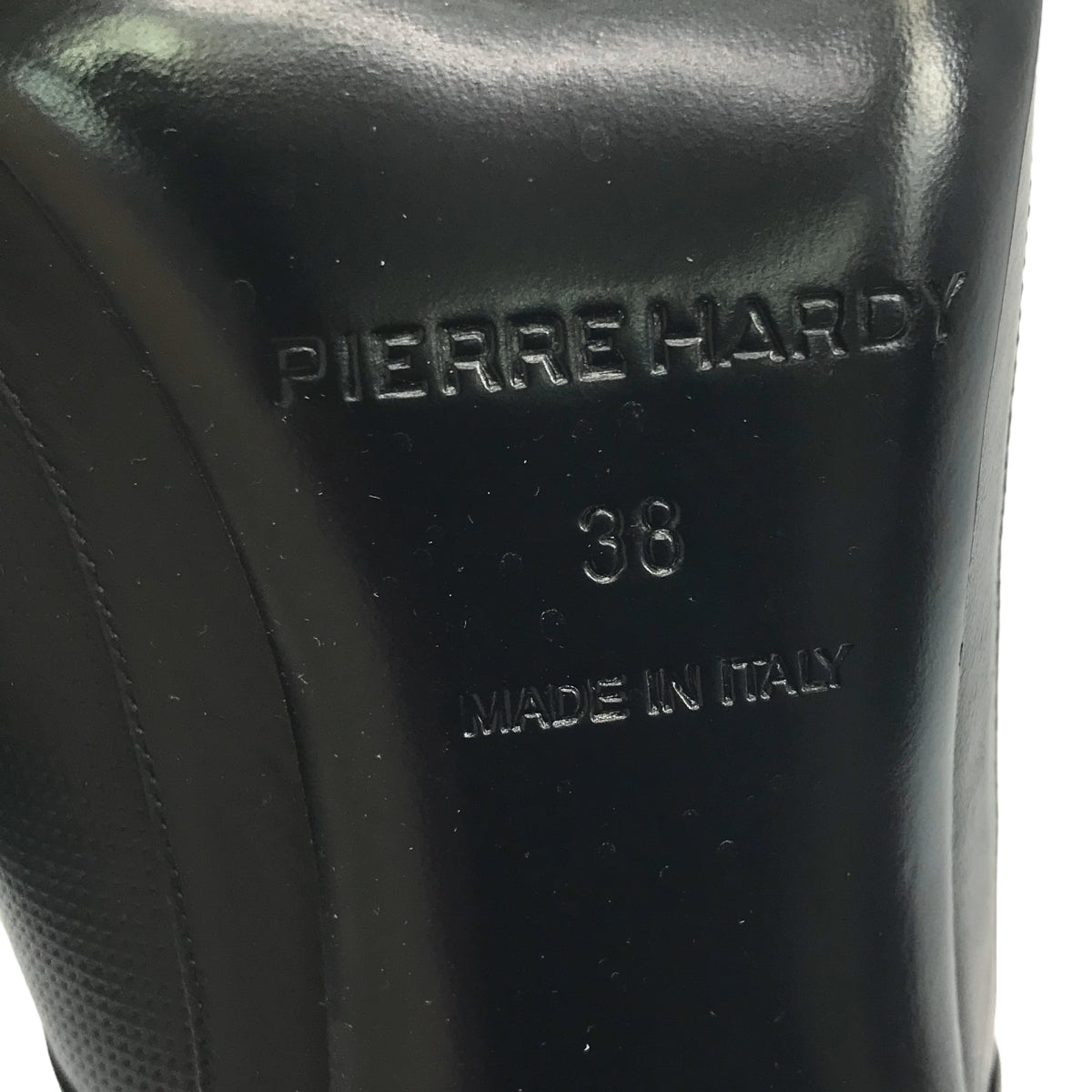 【美品】  PIERRE HARDY / ピエールアルディ | ヒール ストラップサンダル | 38 | ブラック | レディース