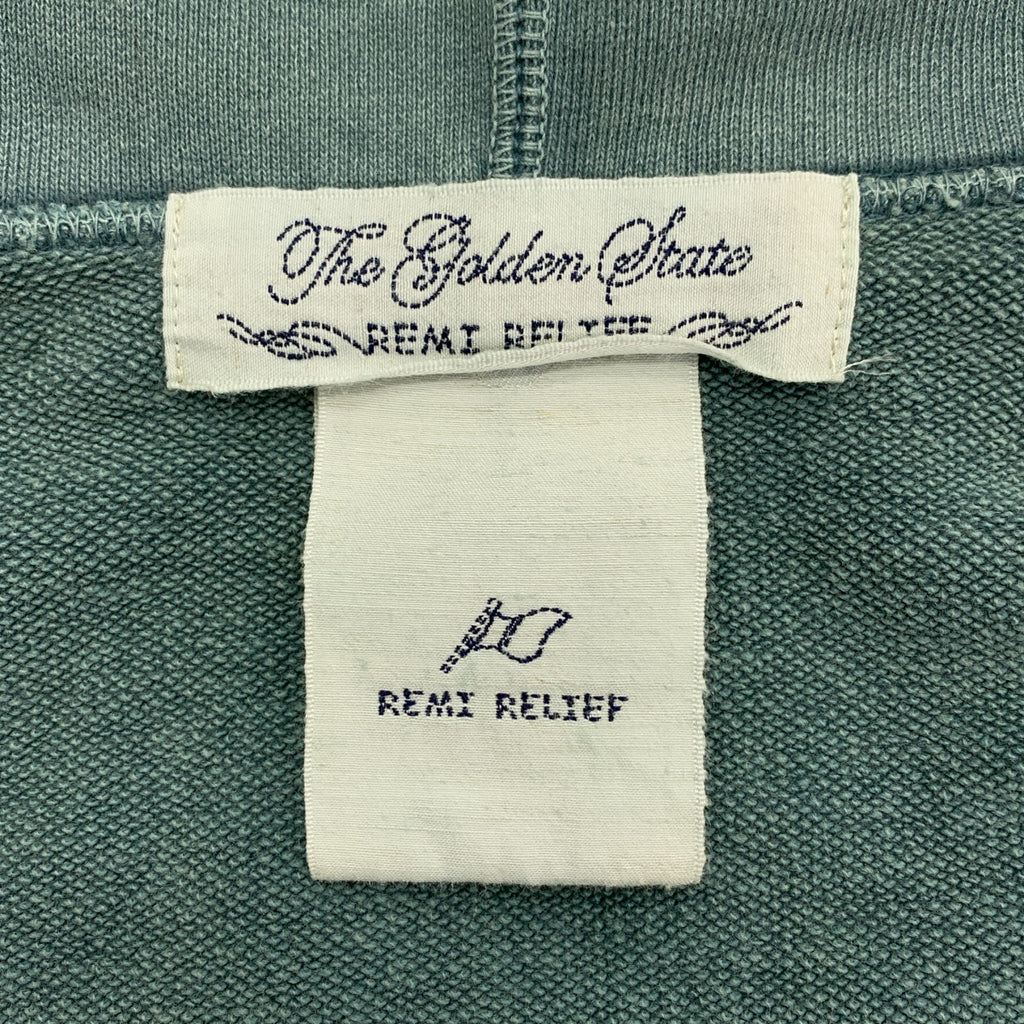 REMI RELIEF / 레미 릴리프 | 빈티지 가공 후디 풀오버 파커 | L | 남성