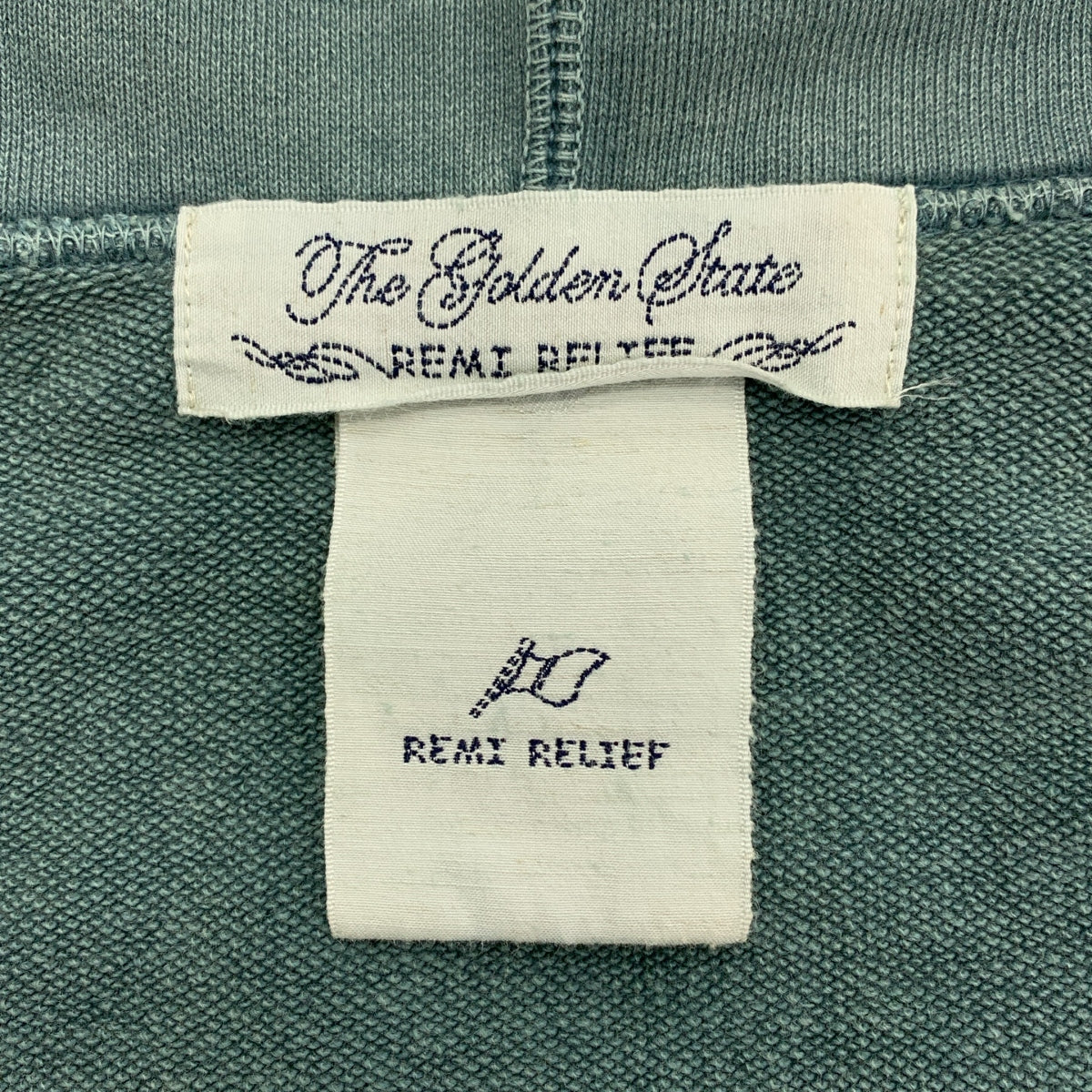 REMI RELIEF / 레미 릴리프 | 빈티지 가공 후디 풀오버 파커 | L | 남성