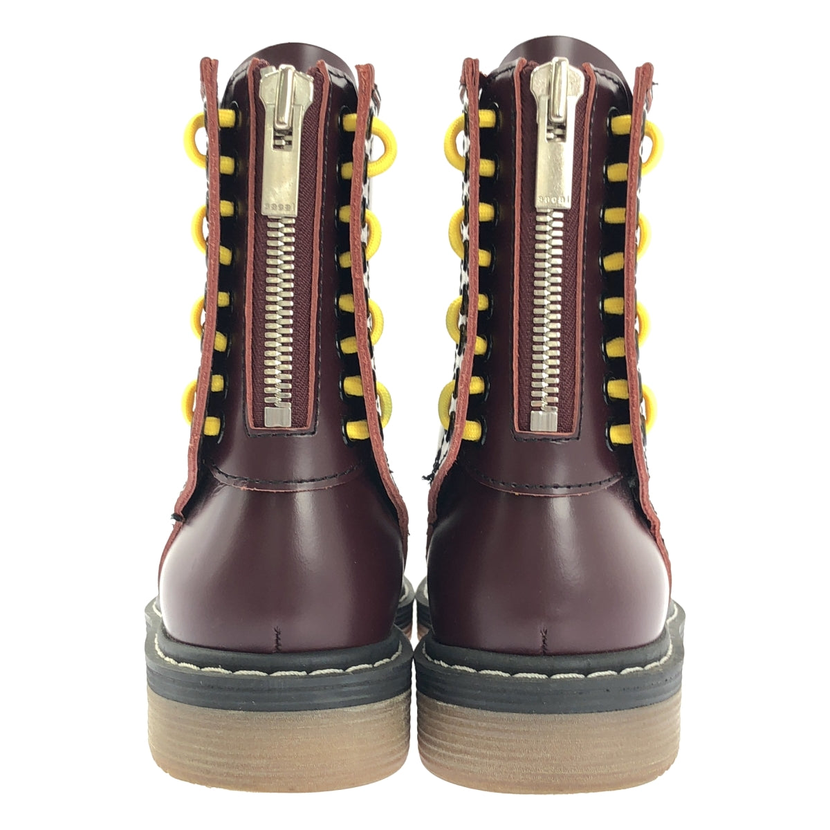 sacai / サカイ | × Hender scheme / Hender Scheme 標誌拉鍊短靴 |