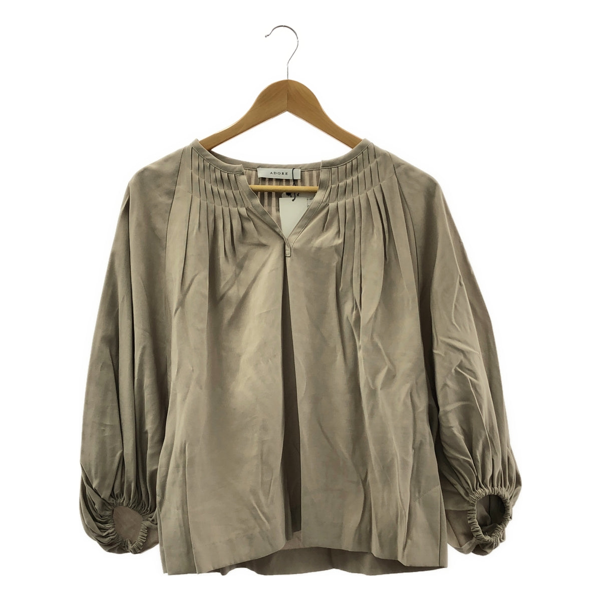ADORE | 褶皺輕薄插肩袖襯衫 | 尺寸 38 | 女款