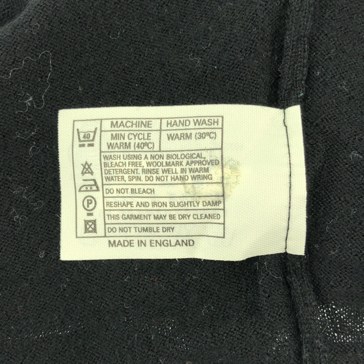 【美品】  JOHN SMEDLEY / ジョンスメドレー | ウール ハイゲージ タートルネック 半袖ニット | S | ブラック | レディース